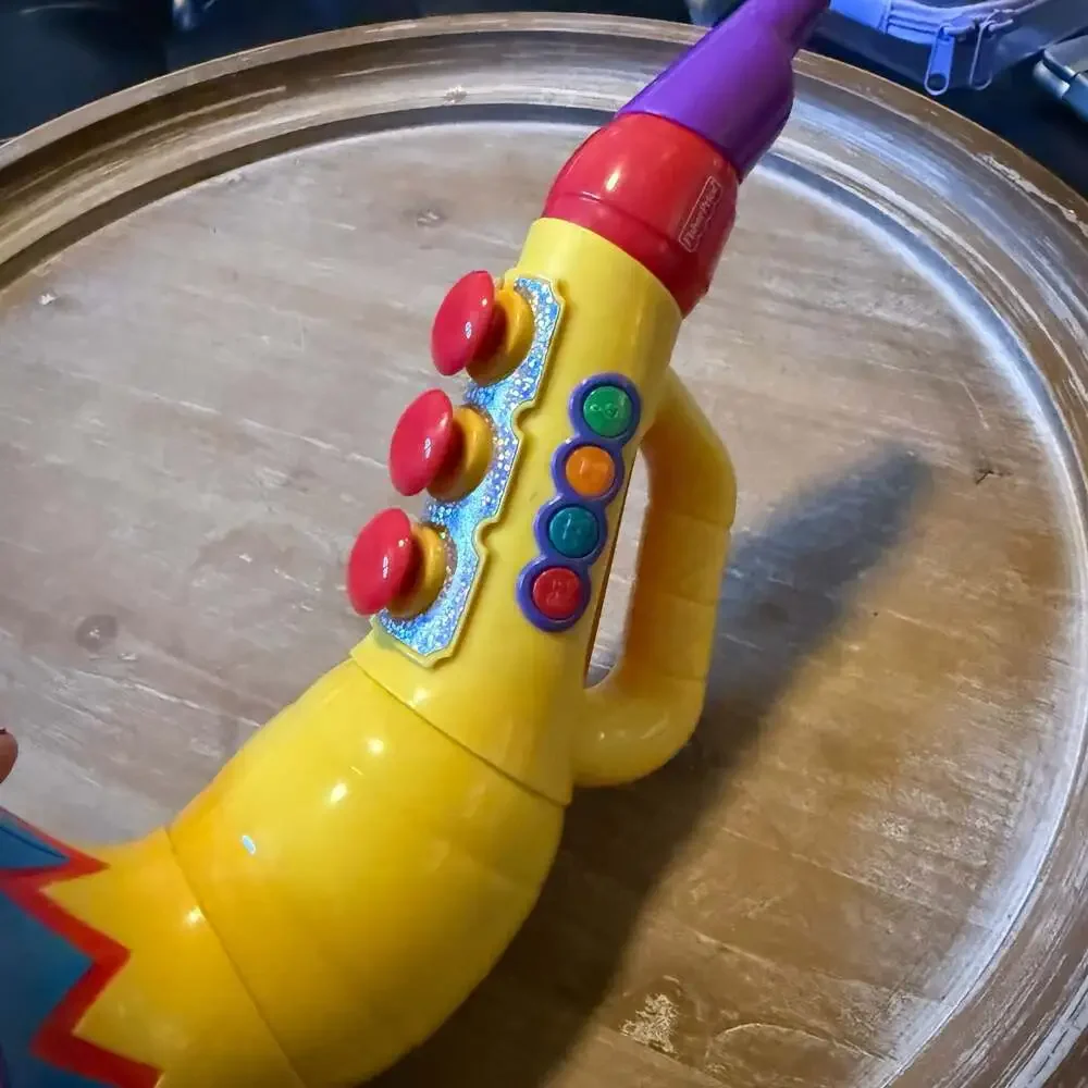 Vintage Fisher-Price Musical Saxophone to Trumpet Toy